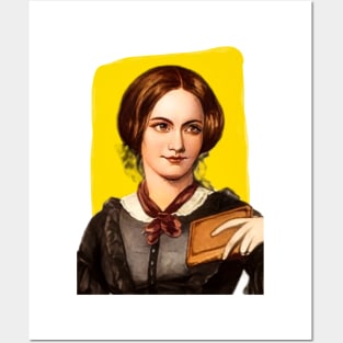 English Novelist Charlotte Bronte illustration Posters and Art